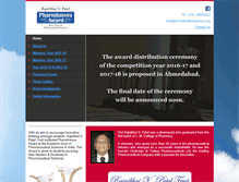 Tablet Screenshot of innovativethesisaward.org
